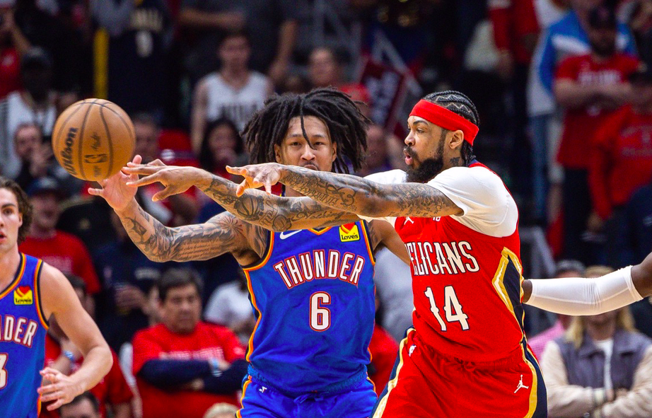  亚历山大关键抢断雷霆险胜鹈鹕收获三连胜硕果